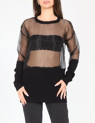 Bluza Bershka, negru
