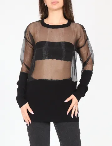 Bluza Bershka, negru