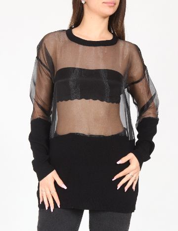 Bluza Bershka, negru