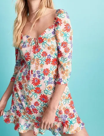 Rochie scurta WAREHOUSE, floral print