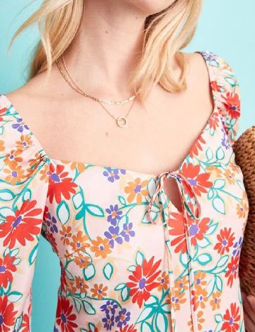 Rochie scurta WAREHOUSE, floral print