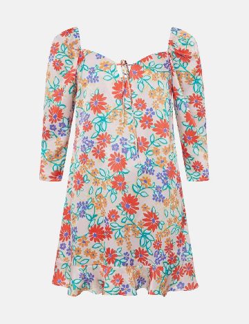 Rochie scurta WAREHOUSE, floral print