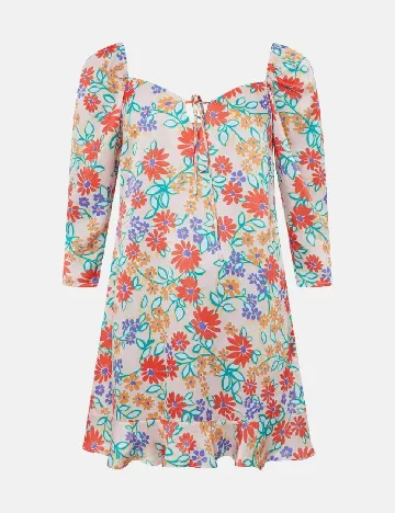 Rochie scurta WAREHOUSE, floral print