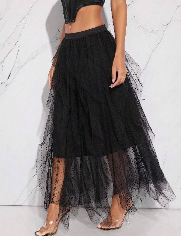 Fusta SHEIN, negru
