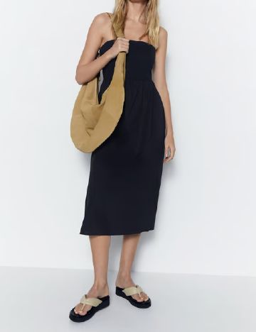 Rochie medie WAREHOUSE, negru
