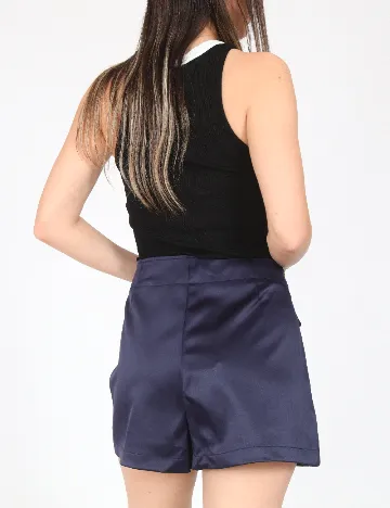 Pantaloni scurti Zara, bleumarin inchis