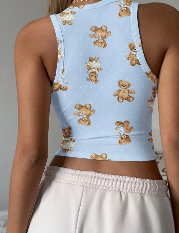 Top SHEIN, albastru