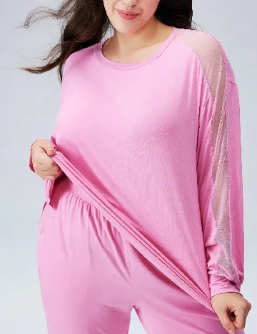 Pijama Luvlette Curve, roz