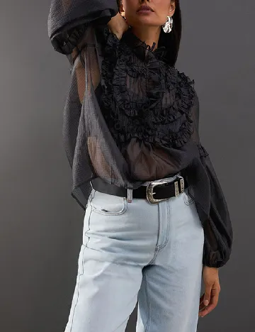 Bluza WAREHOUSE, negru