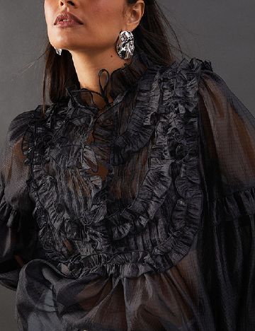 Bluza WAREHOUSE, negru