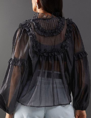 Bluza WAREHOUSE, negru