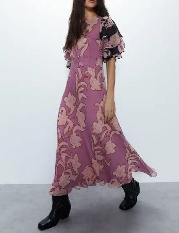 Rochie medie WAREHOUSE, mov
