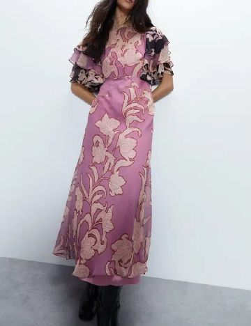 Rochie medie WAREHOUSE, mov