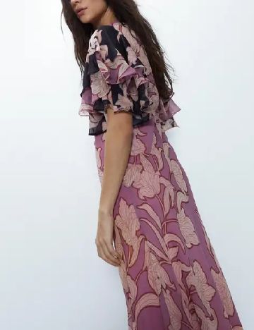 Rochie medie WAREHOUSE, mov