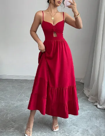 Rochie lunga SHEIN, rosu