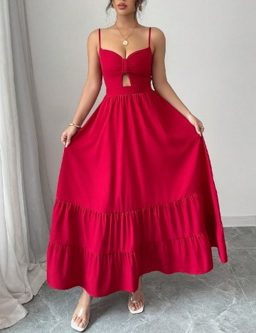 Rochie lunga SHEIN, rosu