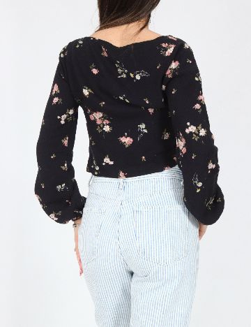 Top Pull&Bear, negru