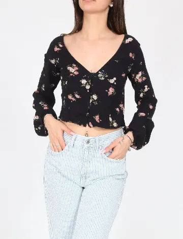 Top Pull&Bear, negru