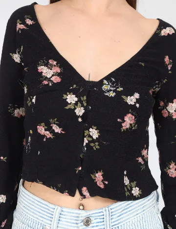 Top Pull&Bear, negru