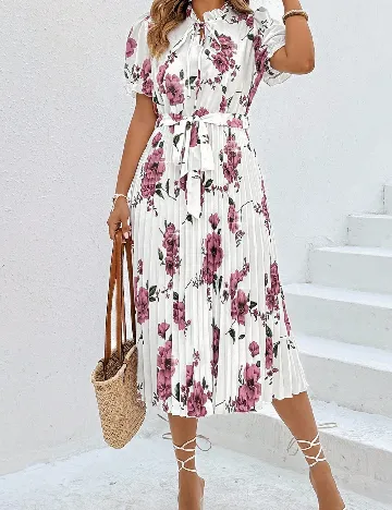 Rochie medie SHEIN CURVE, floral print