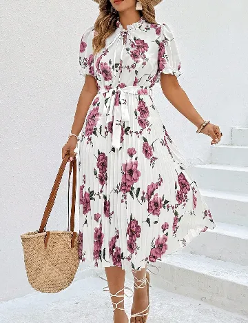 Rochie medie SHEIN CURVE, floral print
