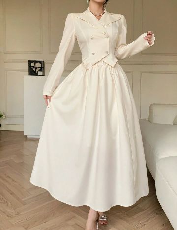Compleu Dazy, ecru