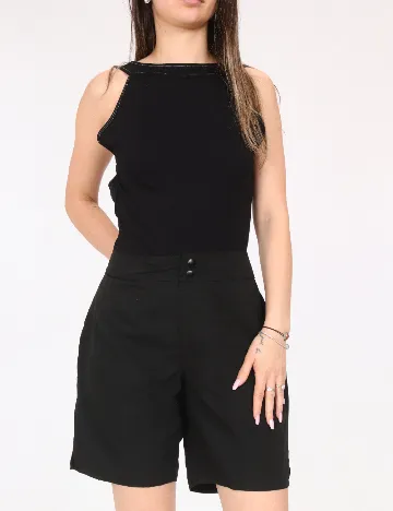 Pantaloni scurti Zara, negru