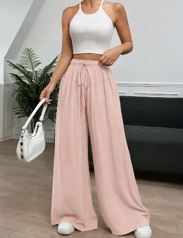 Pantaloni SHEIN, roz