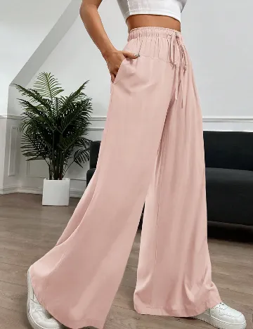 Pantaloni SHEIN, roz