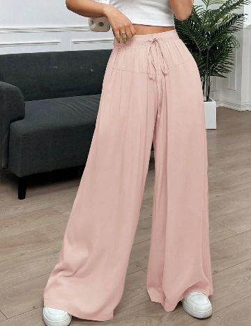 Pantaloni SHEIN, roz