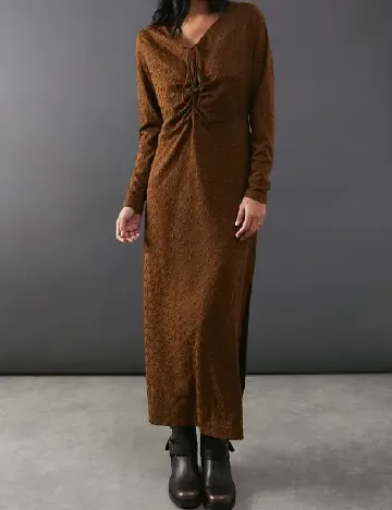 Rochie lunga WAREHOUSE, maro