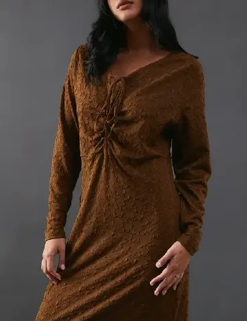 Rochie lunga WAREHOUSE, maro