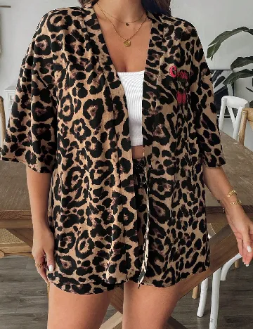 Compleu SHEIN CURVE, animal print