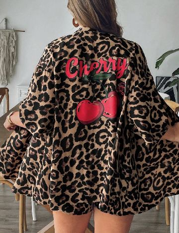 Compleu SHEIN CURVE, animal print