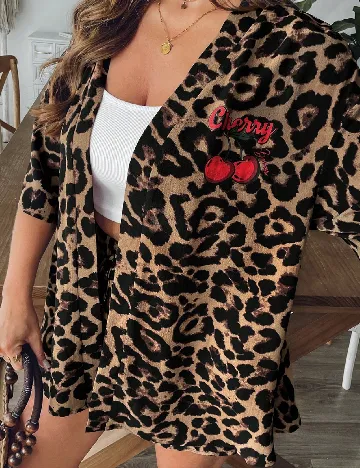 Compleu SHEIN CURVE, animal print