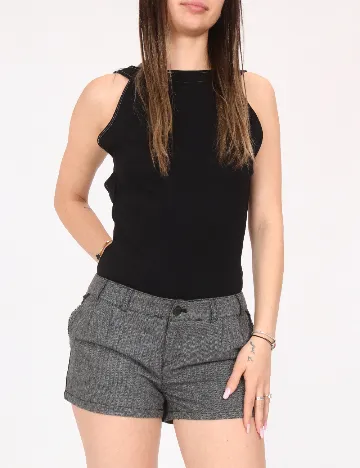 Pantaloni scurti Bershka, gri