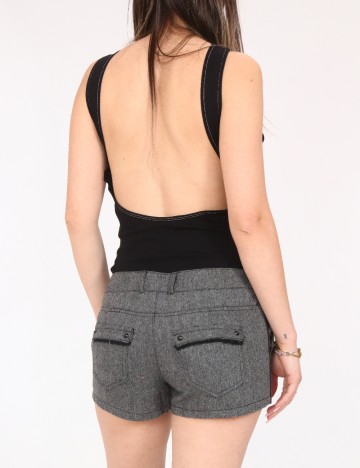 Pantaloni scurti Bershka, gri