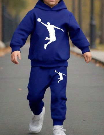 Compleu Shein Kids, albastru