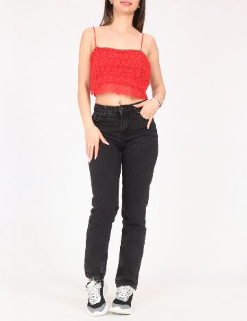 Top Zara, rosu