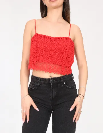 Top Zara, rosu