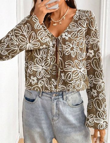 Bluza SHEIN, maro