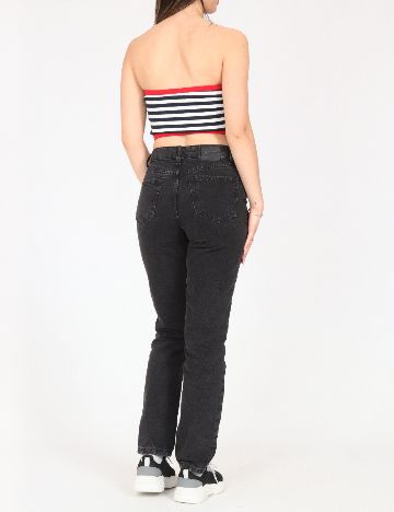 Top Bershka, bleumarin