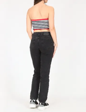 Top Bershka, bleumarin