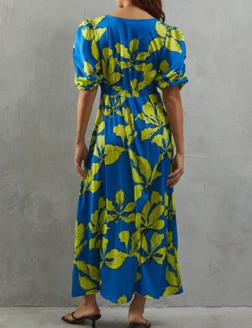 Rochie lunga WAREHOUSE, albastru
