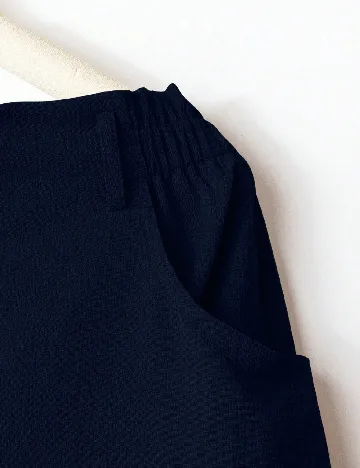 Pantaloni SHEIN CURVE, bleumarin