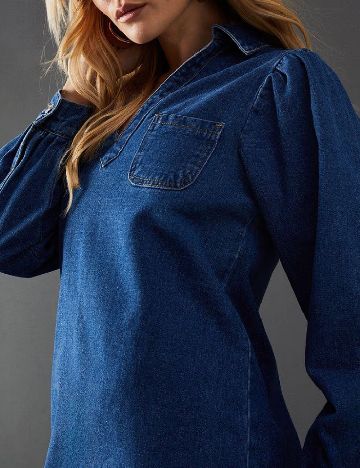 Rochie scurta WAREHOUSE, bleumarin