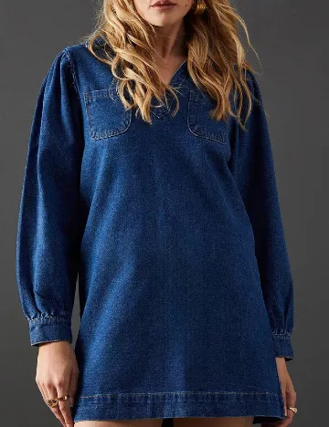 Rochie scurta WAREHOUSE, bleumarin