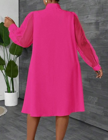 Rochie scurta SHEIN CURVE, roz