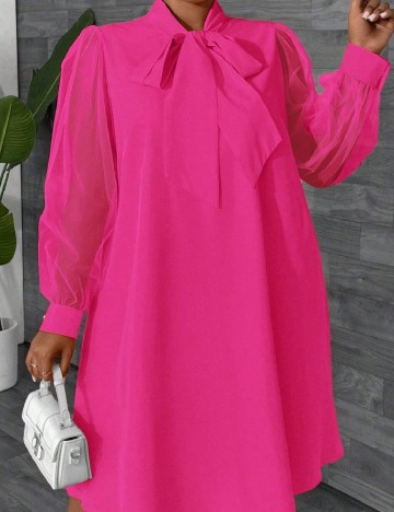 Rochie scurta SHEIN CURVE, roz