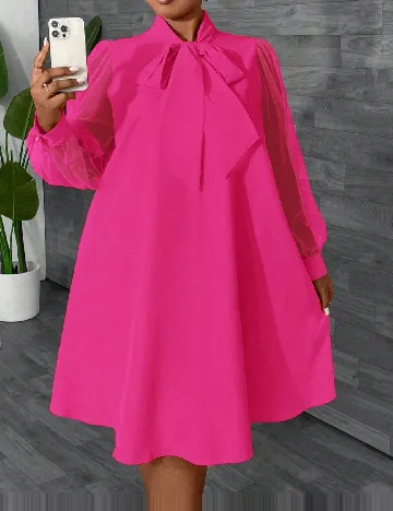 Rochie scurta SHEIN CURVE, roz